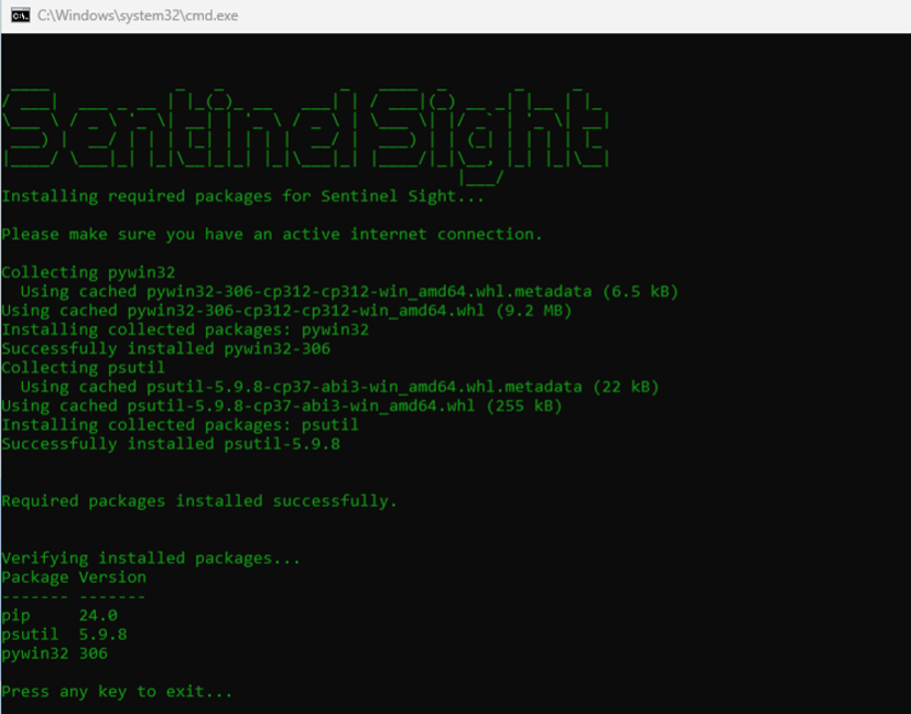 Sentinel-Site Cyber Forensics Tool Interface